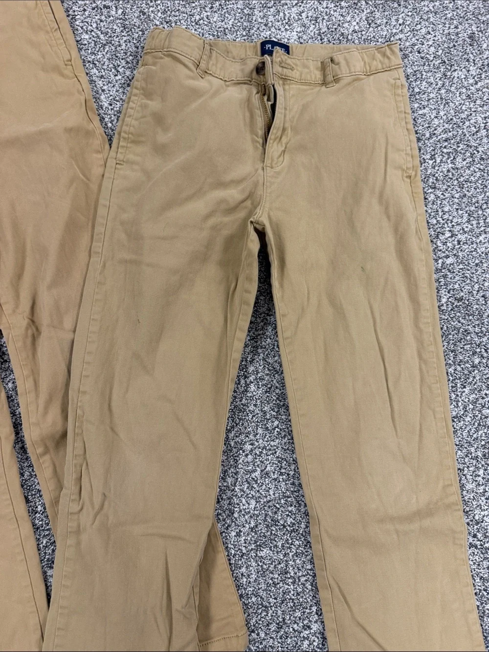 Boys Casual Chino Pants - Khaki & Tan